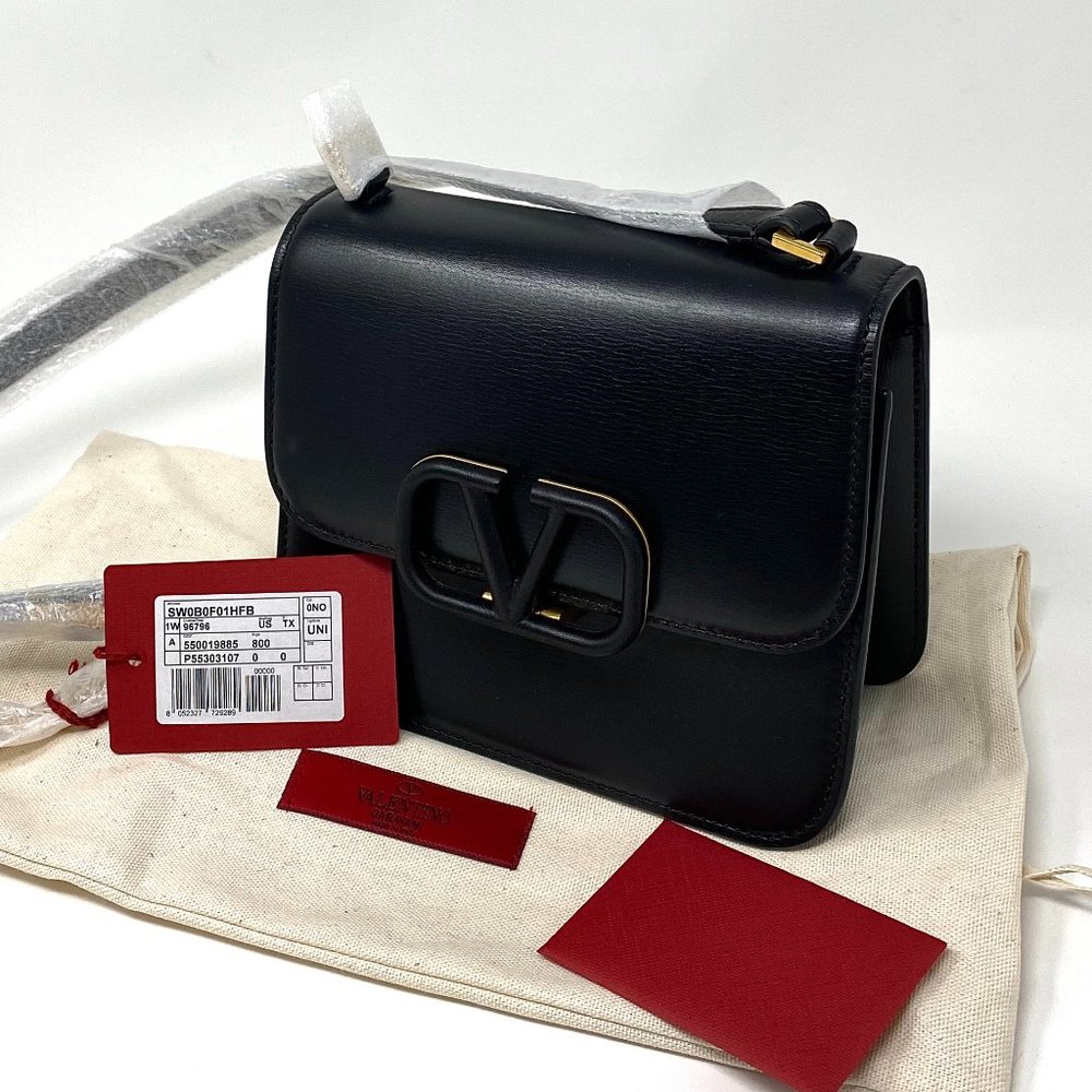 Valentino Garavani VSLING Small Shoulder Bag Black